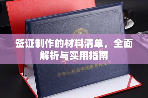 京口签证制作的材料清单，全面解析与实用指南